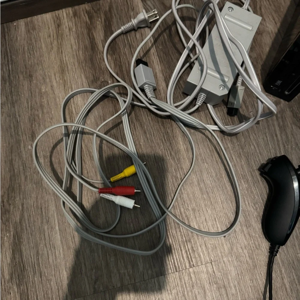 Nintendo Black Wii Console with Essential Accessories